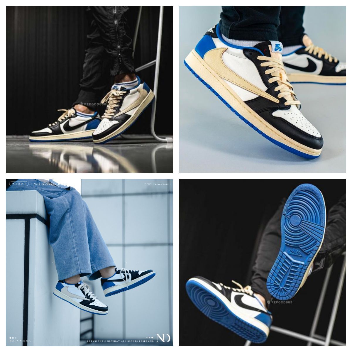 NIKE AIR JORDAN 1 LOW OG SP 【TRAVIS SCOTT × FRAGMENT】 dm7866-140