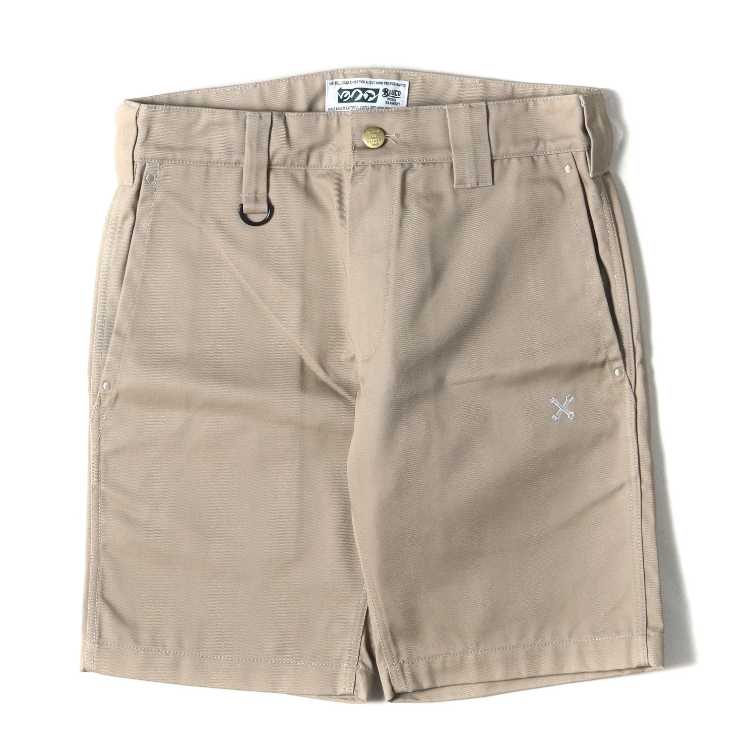 BLUCO ブルコ パンツ サイズ:S T/Cツイル ワーク ショーツ ベージュ ボトムス ズボン ショートパンツ ハーフパンツ【メンズ】