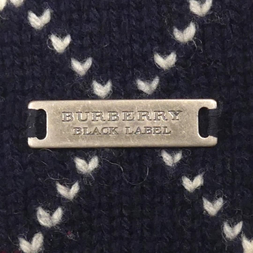 廃盤 バーバリーブラックレーベル セーター ニット M メンズ JJ577