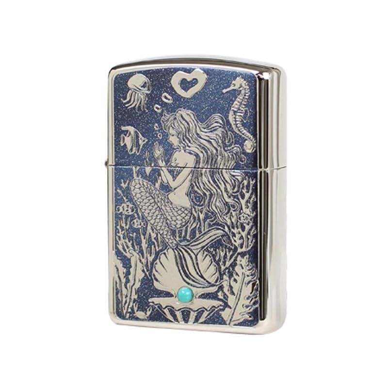 ジッポー(ZIPPO) ライター カジカワ MERMAIDマーメイド アーマー ジッポー(ZIPPO) ライター 人魚 美しい ターコイズ 21189  - メルカリ