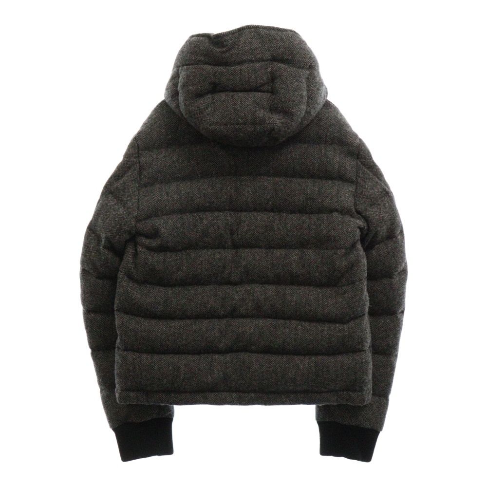 MONCLER (モンクレール) 14AW FLORIAN GIUBBUTTO フローリアン ヘリンボーン ウール ダウンジャケット グレー 220914192700