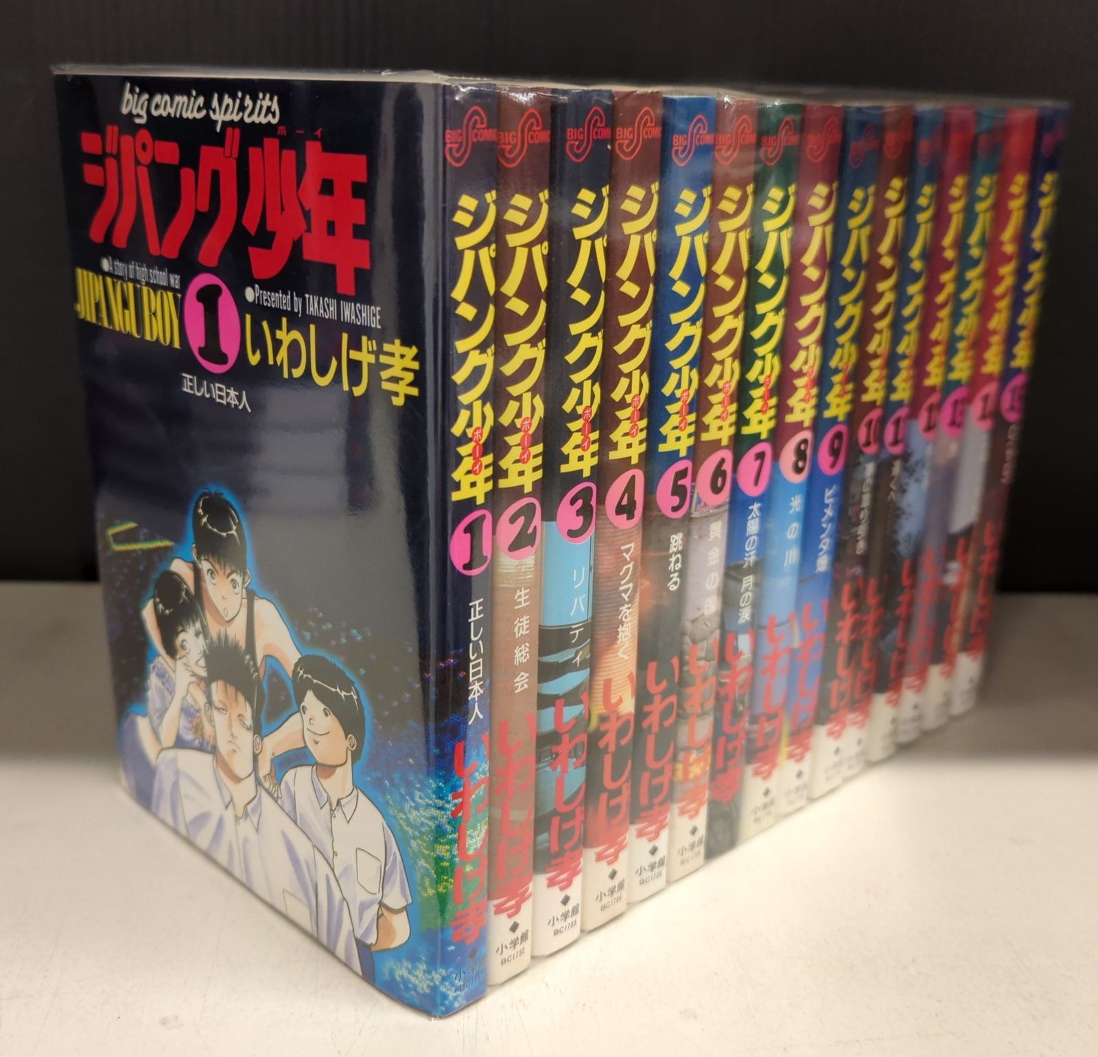 小学館 ビッグコミックス 岩重孝 ジパング少年 全15巻 セット