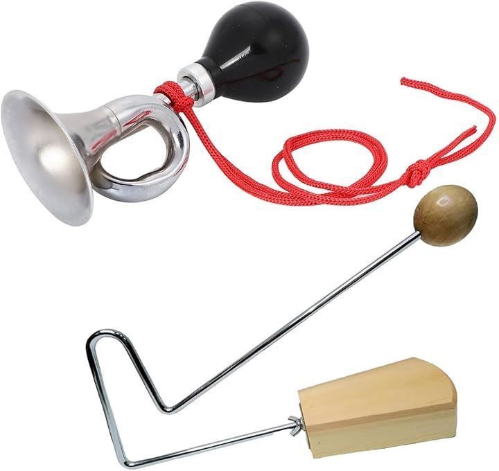 新品SALUDABLE ビブラスラップ＋パフパフラッパセット 楽器 打楽器 パーカッション おもちゃ