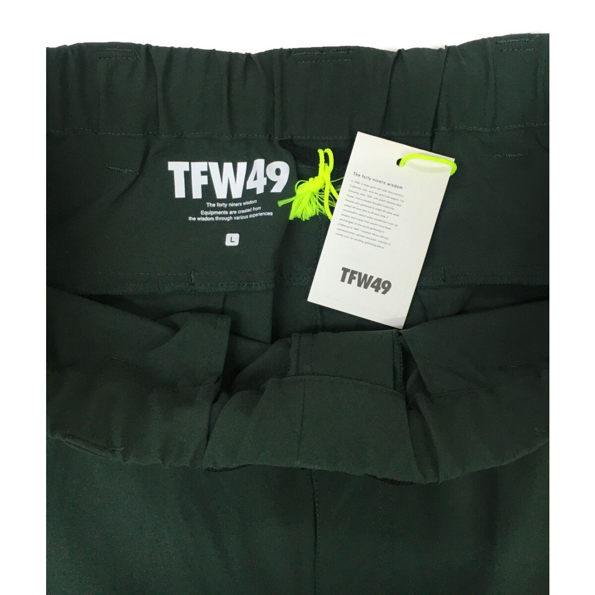 メンズ ティーエフダブリュー フォーティーナイン TFW49 ハーフパンツ L 緑 グリーン シンプル LLC-HASEGAWATOSO_COM