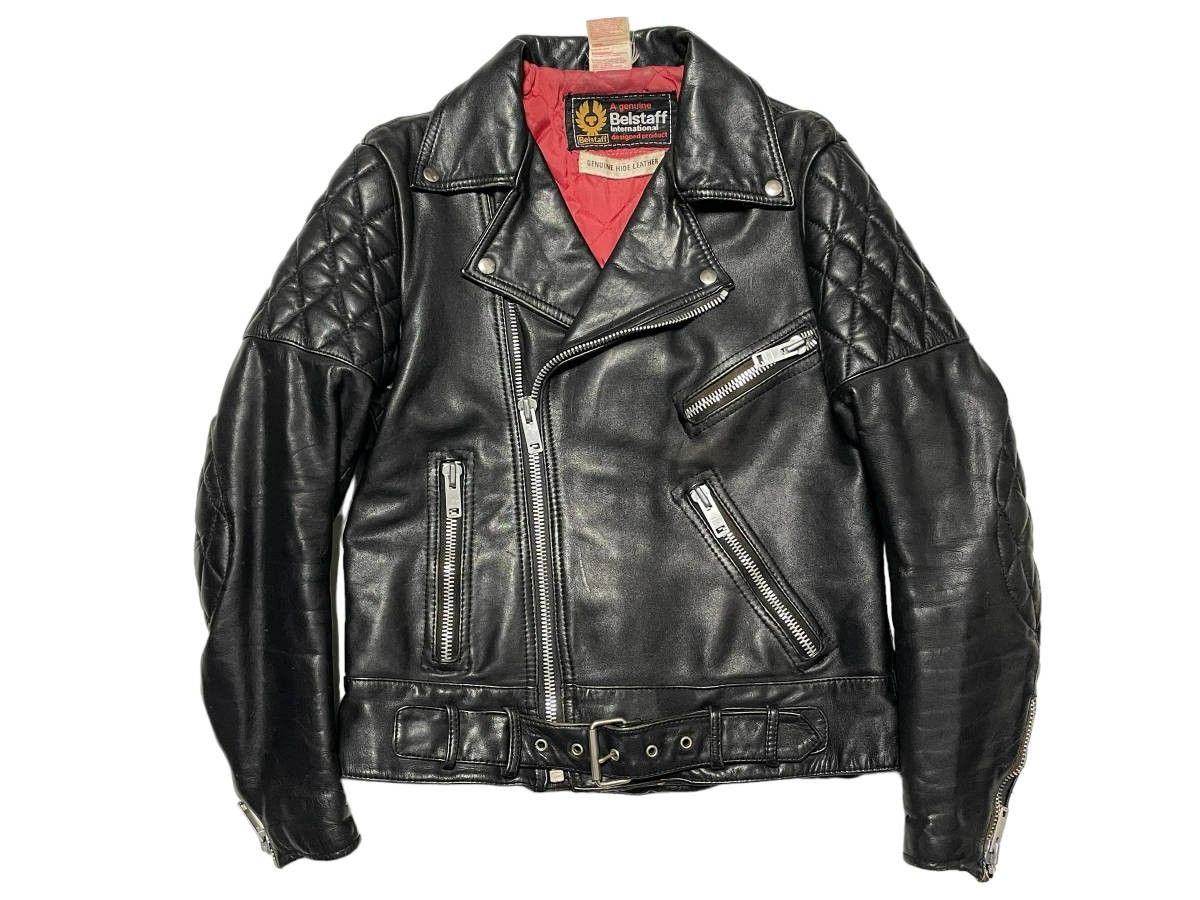 ベルスタッフ パテッド ライダース 40 Belstaff ベルスタッフ レザー ダブルライダースジャケット