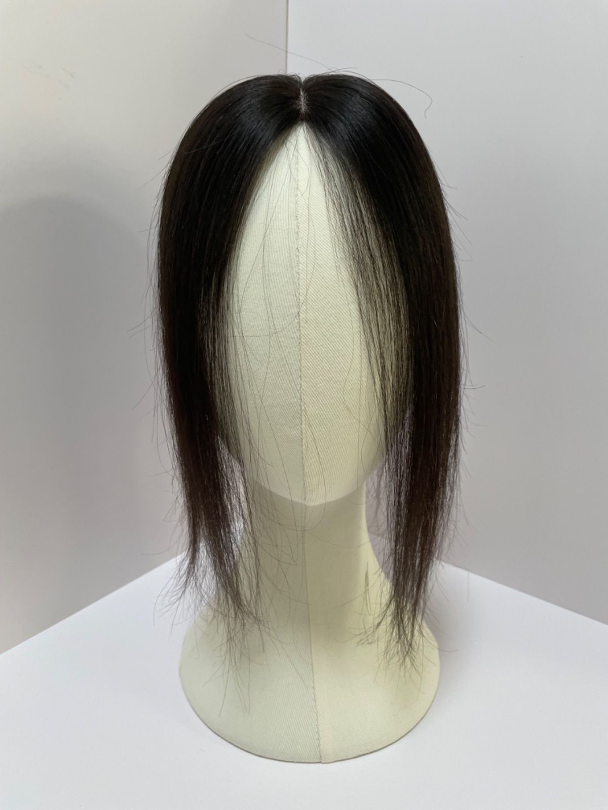 部分ウィッグヘアピース頭頂部ウィッグ前髪ウィッグ総手植え引き抜き製法つむじ隠しボリュームアップI型つむじ