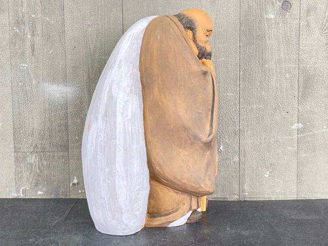 博多人形 中村衍涯 作 布袋像 【中古】なかむらえんがい 置物 伝統工芸