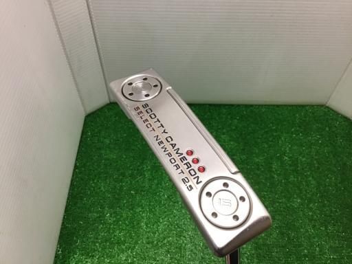 タイトリスト SCOTTY CAMERON select NEWPORT 2.5 2018 34インチ パター PT スチール フレックスその他 メンズ 男性用 右利き 右用 Cランク ゴルフクラブ