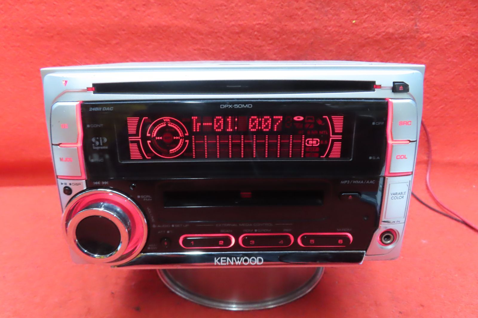 CS1453＊動作保証付/KENWOOD ケンウッド DPX-50MD CD MD