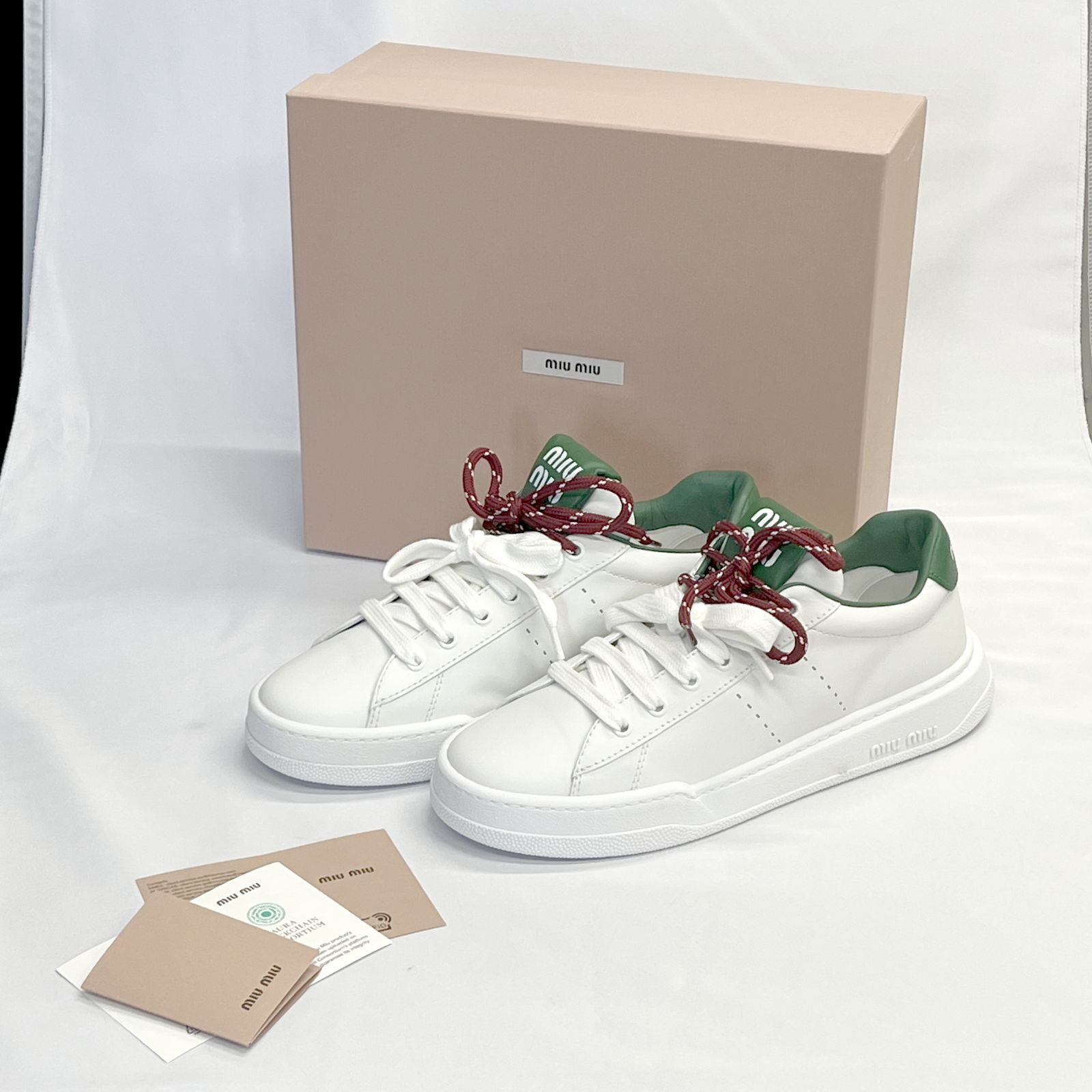 MIUMIU レディース スニーカー 5E387E 3L48 F0A8Z MIUMIU レディース スニーカー 5E387E 3L48 F0A8Z (MiuMiu