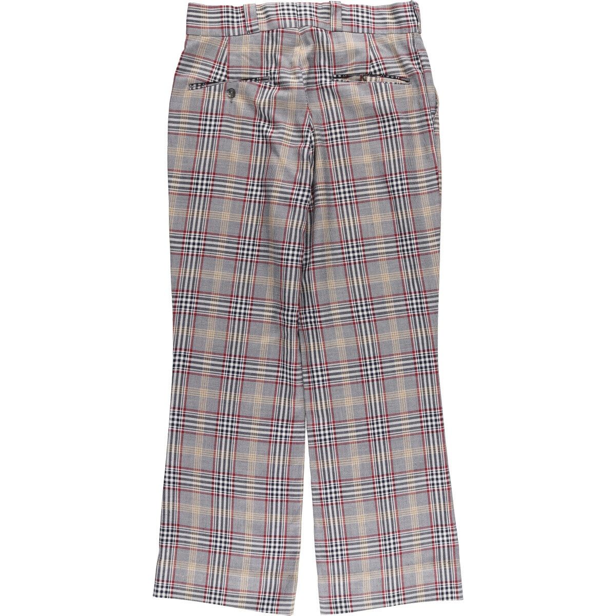 古着 70年代 シアーズ Sears PERMA PREST タータンチェック コットン スラックスパンツ カナダ製 メンズw33相当 ヴィンテージ eaa592312