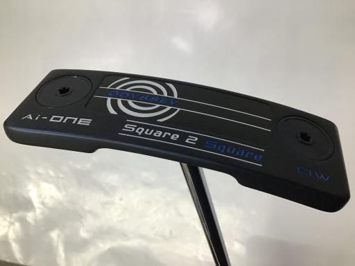 オデッセイ Ai-ONE SQUARE 2 SQUARE DW 34インチ パター PT STROKE LAB 90 スチール フレックスその他 メンズ 男性用 右利き 右用 Bランク ゴルフクラブ