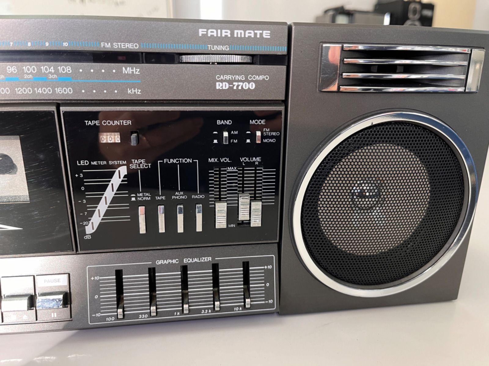 ラジカセ FAIR MATE RD-7700 昭和レトロ アンティーク - メルカリ