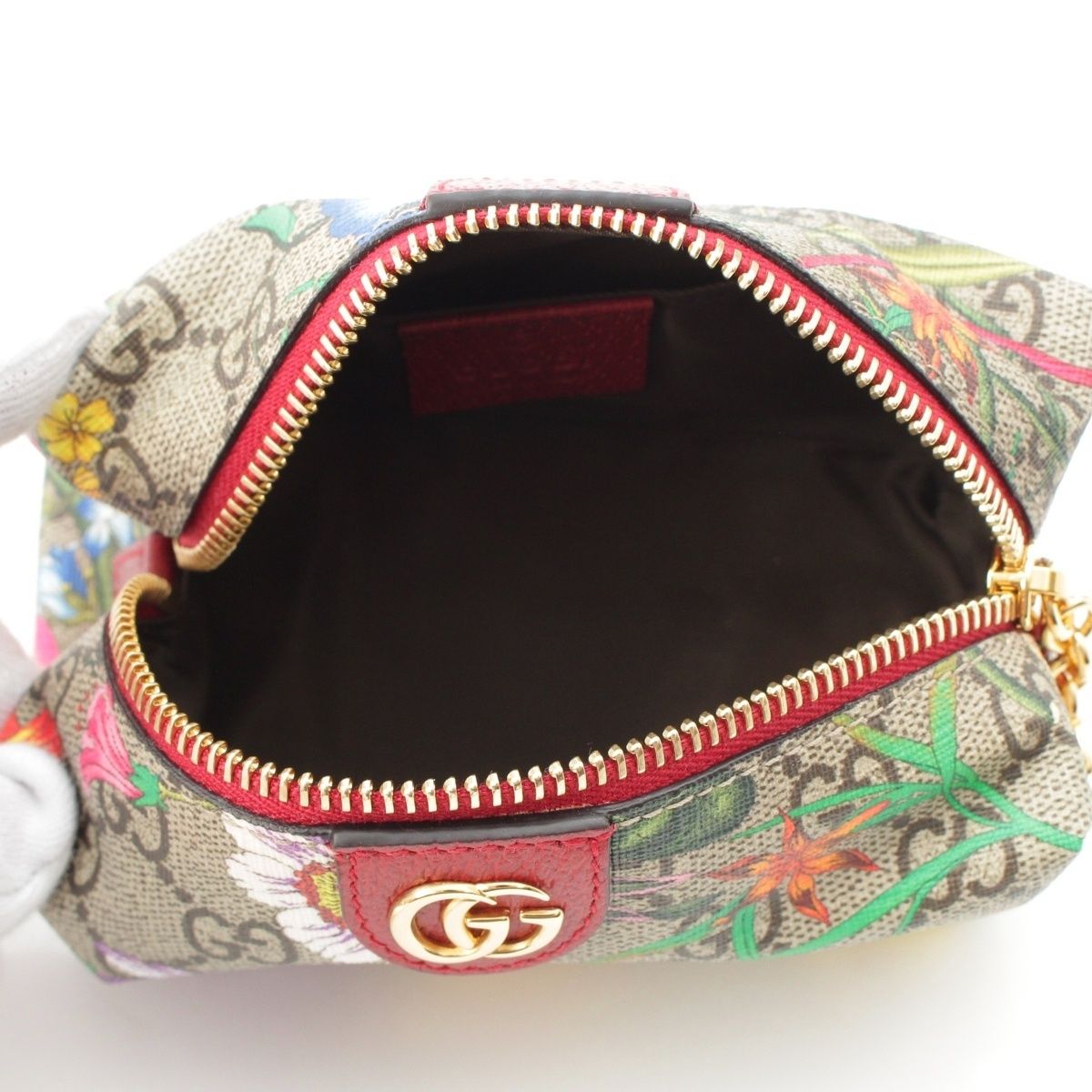 グッチ GG フローラル オフィディア ポーチ 548394 マルチカラー【中古