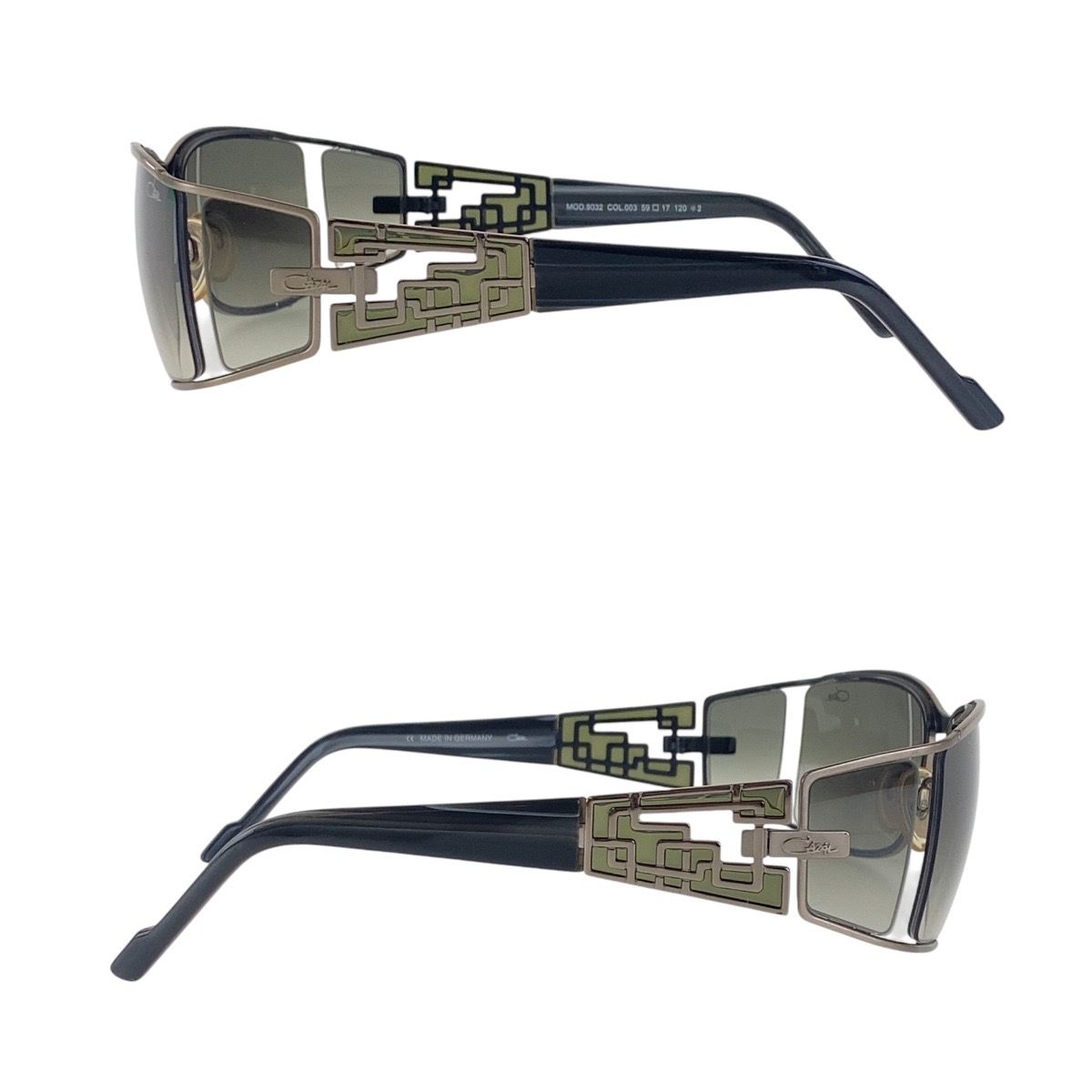 CAZAL カザール ブラック 黒 シルバー金具 メタル/プラスチック 59□17  