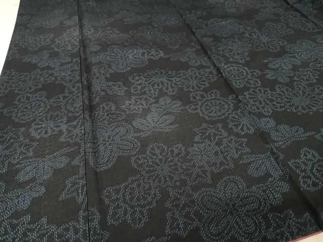 平和屋着物○結城紬 吉祥草花文 正絹 逸品 AAAV9157np - メルカリ