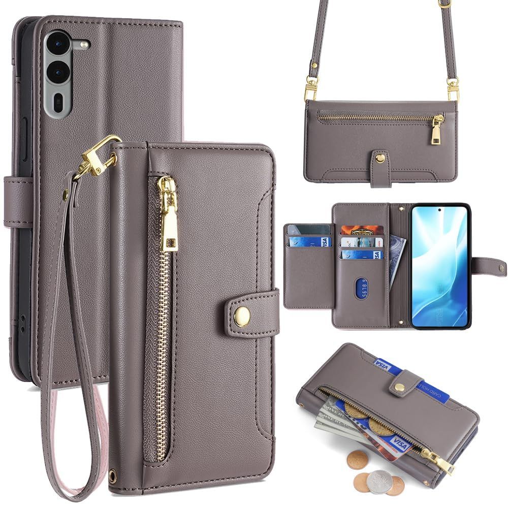 【数量限定】ケース 手帳型 PUレザー F-51E ケース ノートブック型携帯電話保護カバー Plus ポケット スタンド We2 機能 携帯電話ホルスター財布携帯電話 Arrows ホルダ 耐衝撃 For カバー ケース（