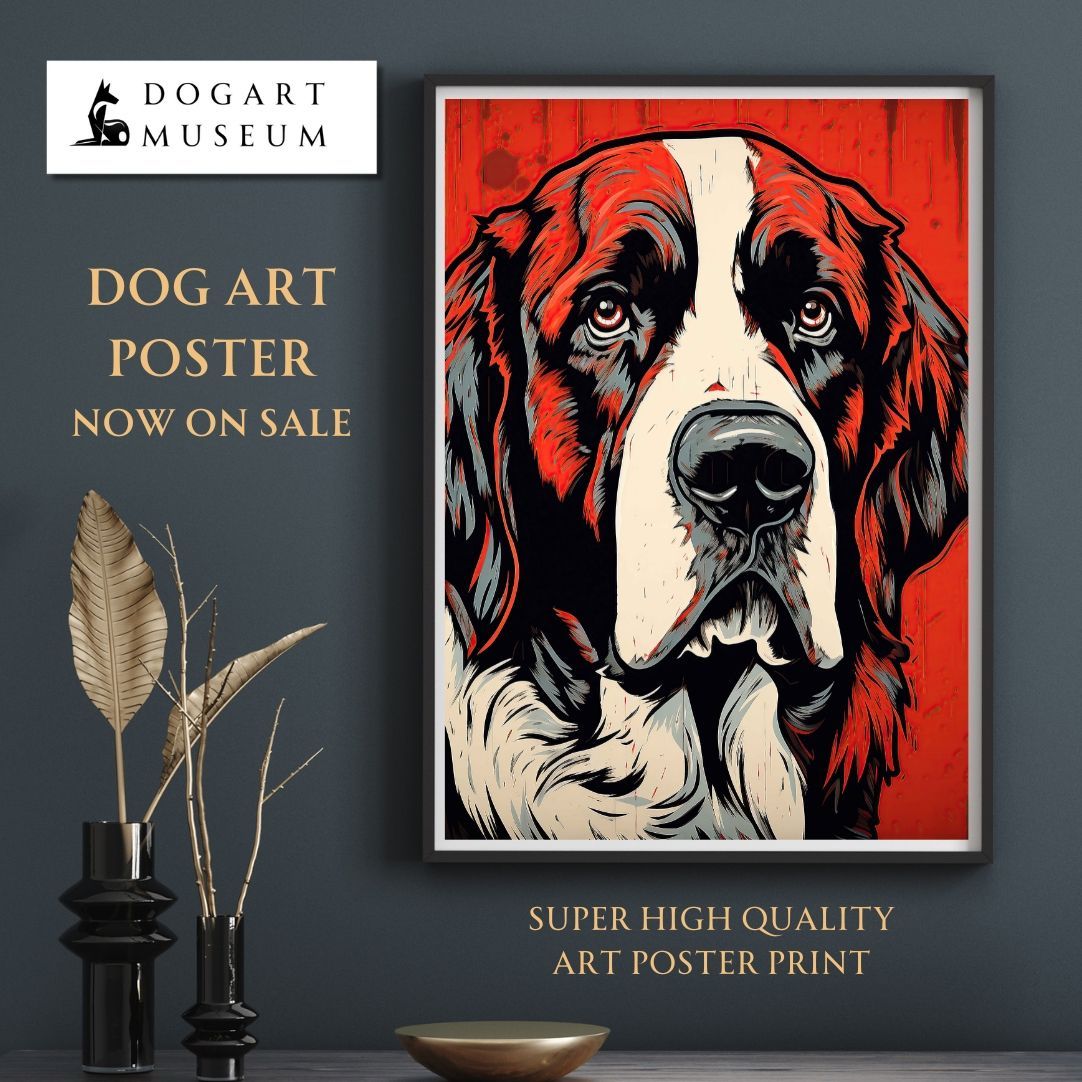 Trinity (トリニティー) - セントバーナード犬 No.1】ジークレー版画