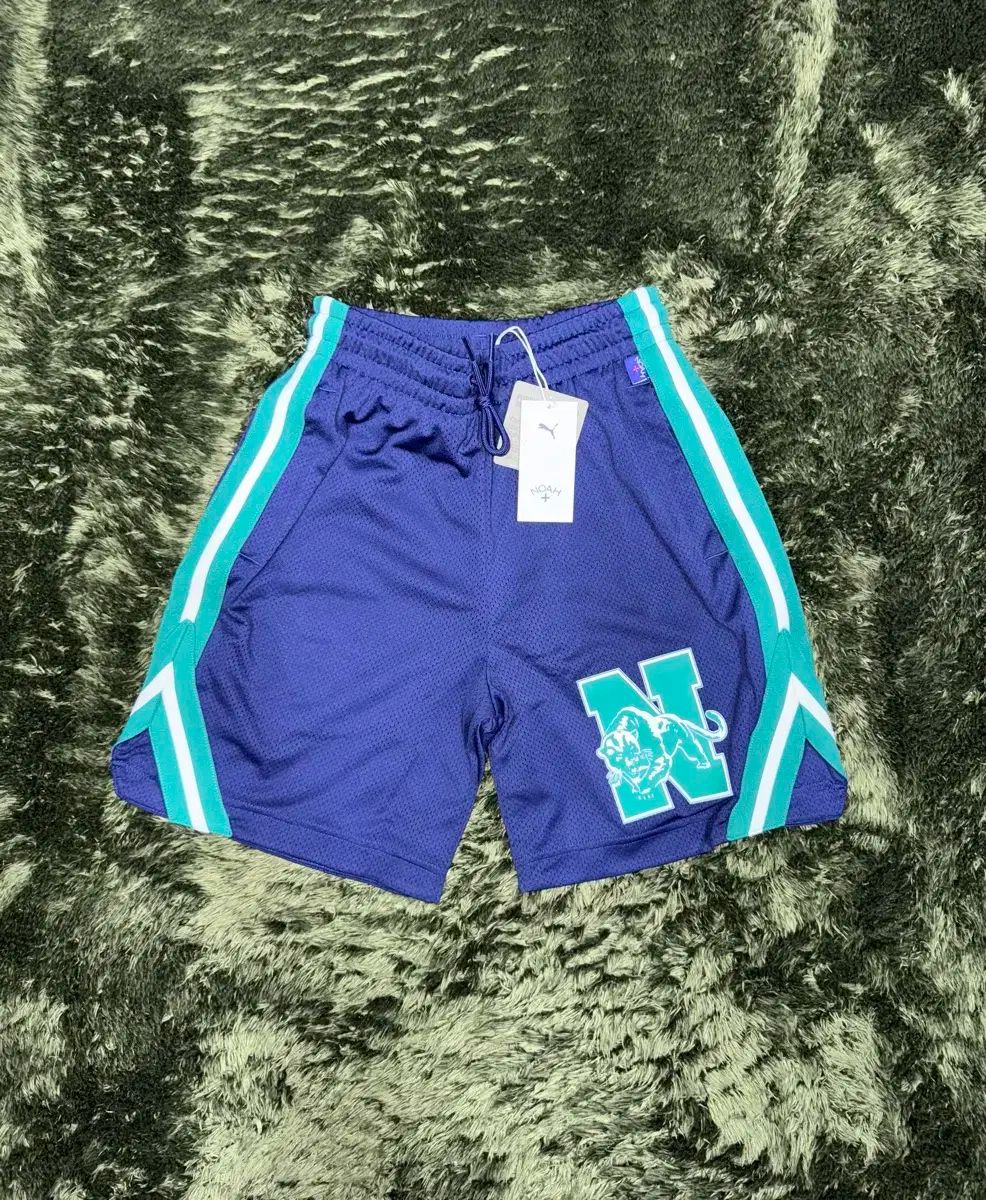 XS NOAH ノア X PUMA プーマ メッシュ ショートパンツ 半ズボン ネイビー