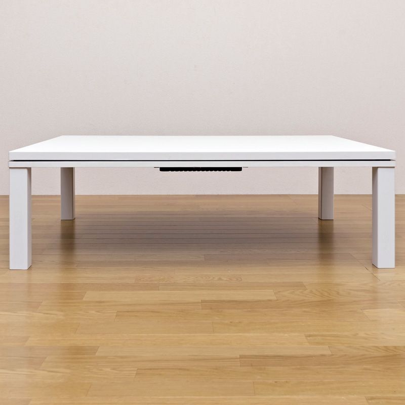 こたつテーブル コタツ長方形 510W 120×80cm ホワイト(WH) (西20)DCF ...