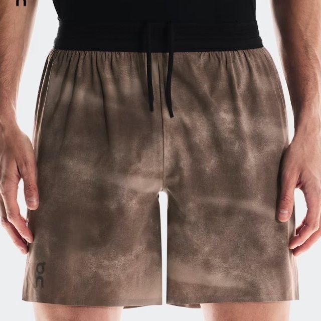 On オン ランニング ショーツ ハーフパンツ 7 Performance Shorts AOP 1 M Cinder 1MF10301933メンズ 7インチ パフォーマンスショーツ 短パン パンツ 軽量 レース マラソン トレラン トレイルランニン