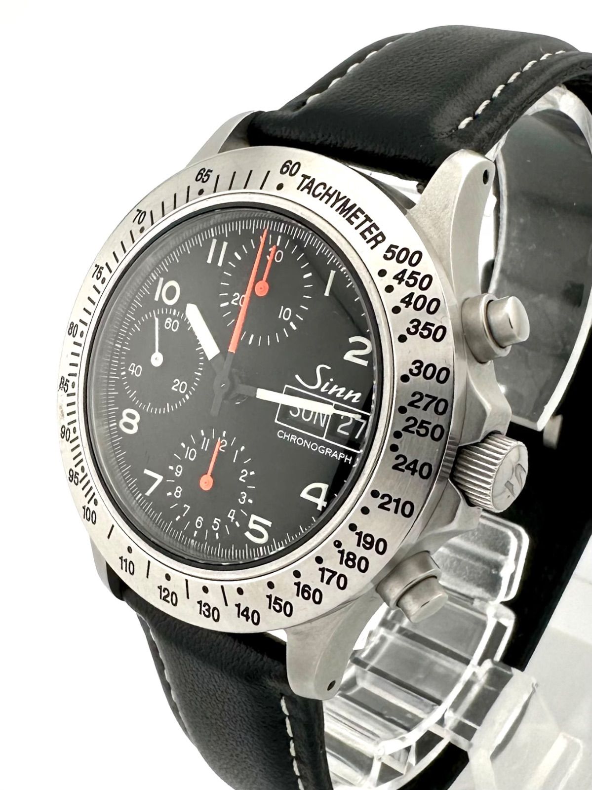 SINN 256.ST クロノグラフ デイデイト 自動巻き時計 ジン - メルカリ
