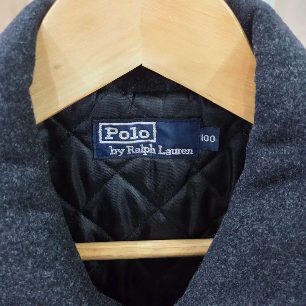 ポロ Ralph Lauren ラルフローレン ハーフ ウールコート 100