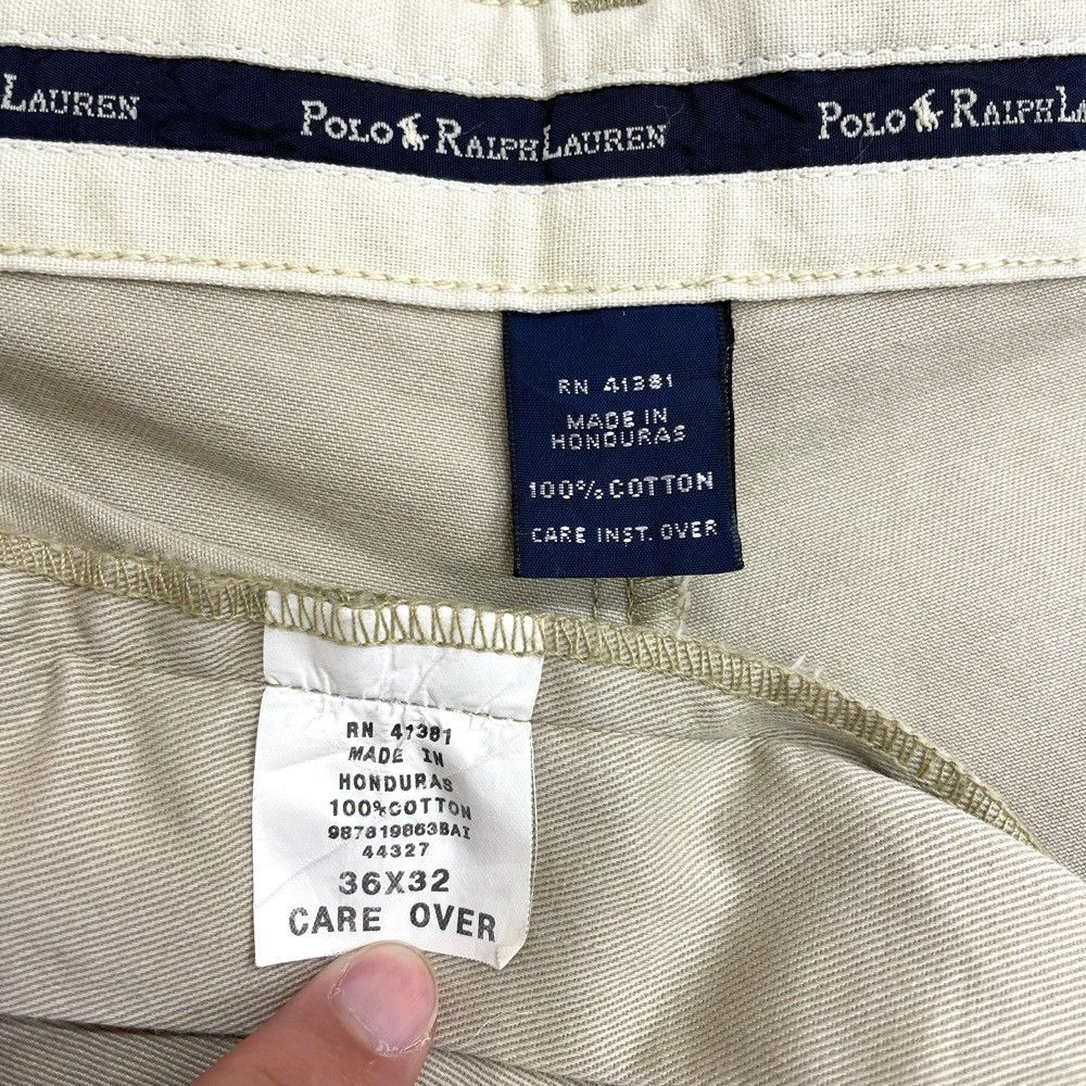 US古着 ポロ ラルフローレン チノパンツ ツータック HAMMOND PANT W36