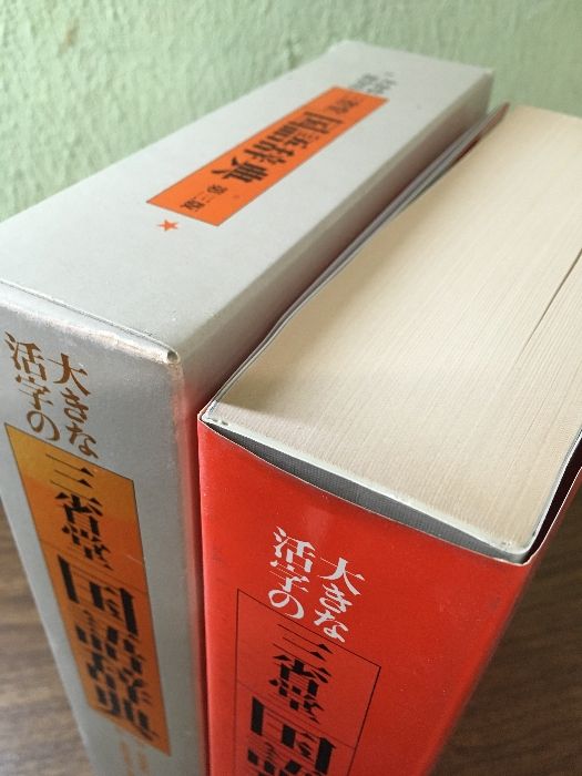大きな活字の三省堂 国語辞典 第三版 三省堂 1990年 辞典 言語