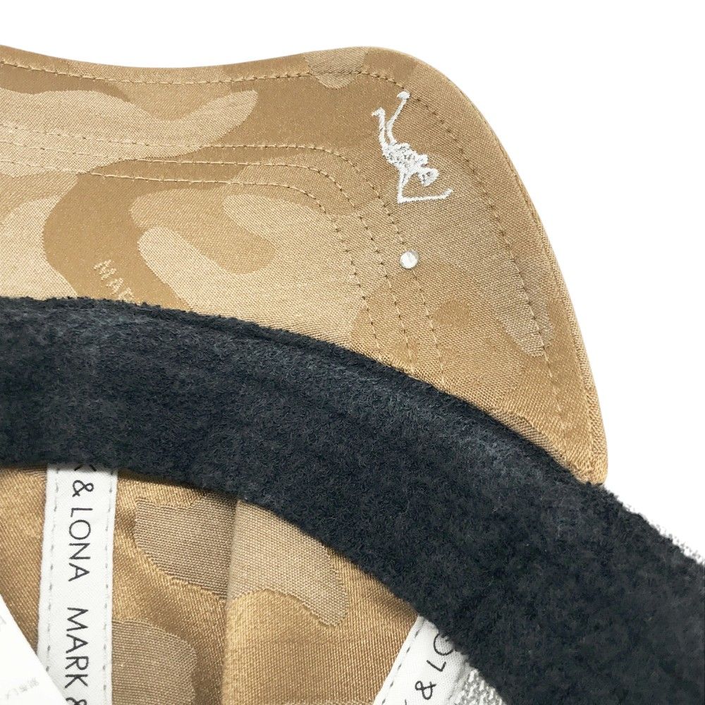 MARK&LONA マークアンドロナ メッシュキャップ スカル×カモフラ柄