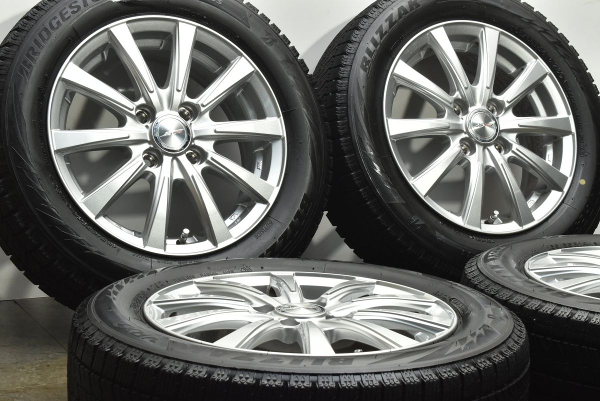 バリ溝 ジョーカー 14in 5J 39 PCD100 ブリヂストン ブリザック VRX2 165|65R14 パッソ タンク ルーミー ソリオ ハスラー トール