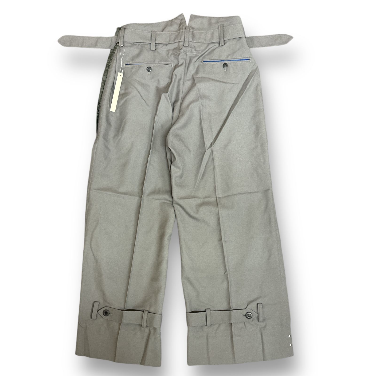 定価68200円 新品 Tamme 23AW SERGE VINCENT OVER SLACKS セージ  