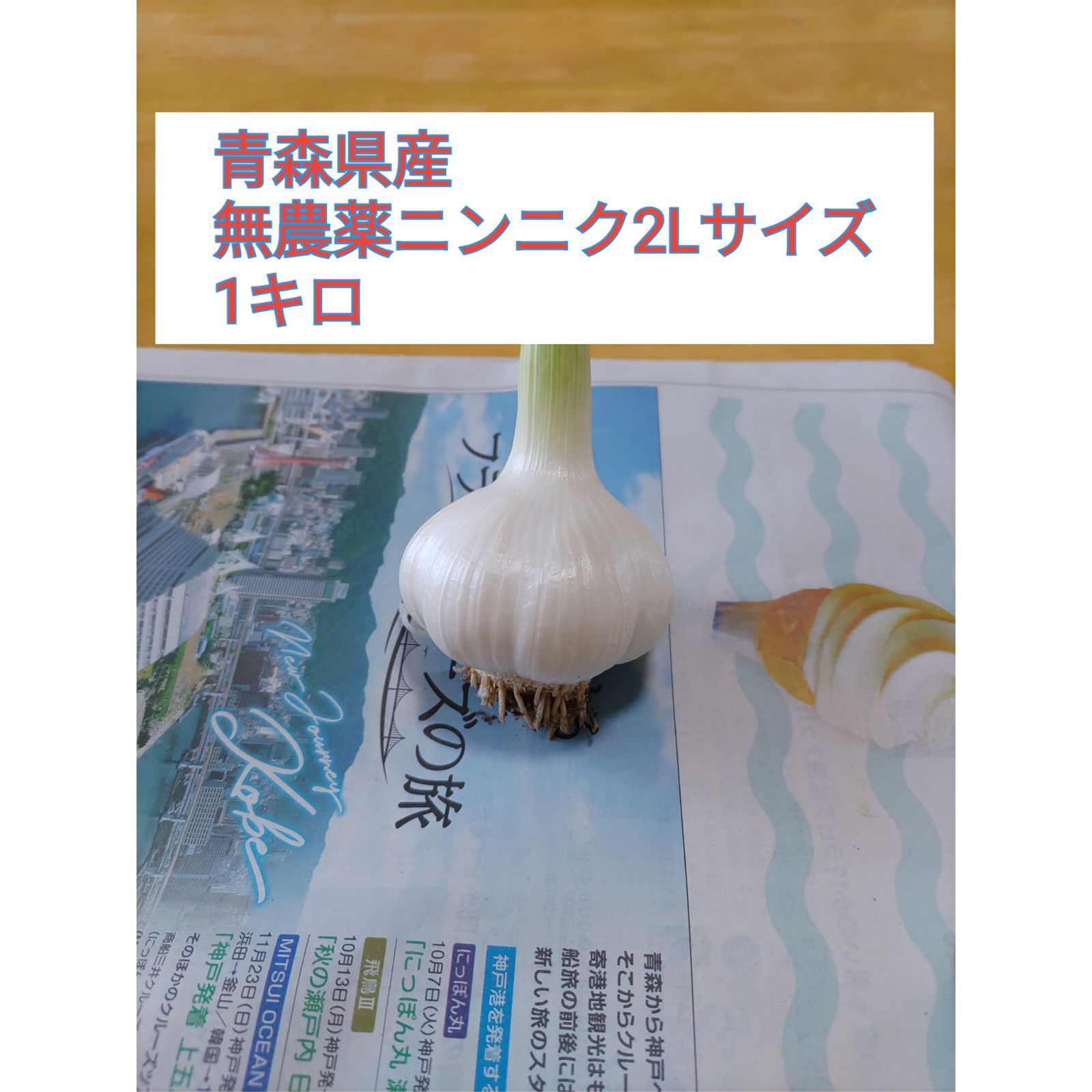青森県産にんにく2Lサイズ10キロ にんにく 青森 国産 2Lサイズ 10kg A品 福地ホワイト六片