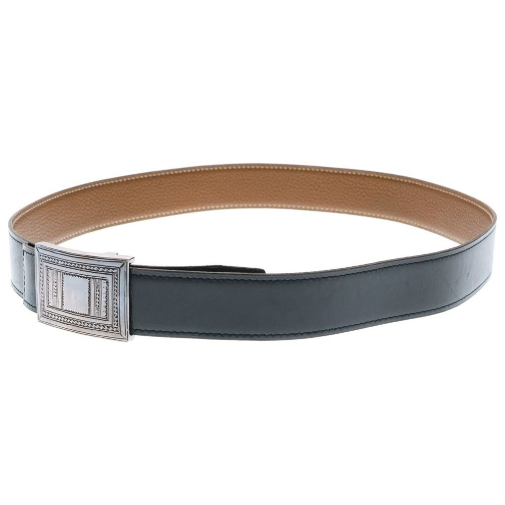 HERMES (エルメス) H刻印 ボックスカーフ トゥアレグバックル