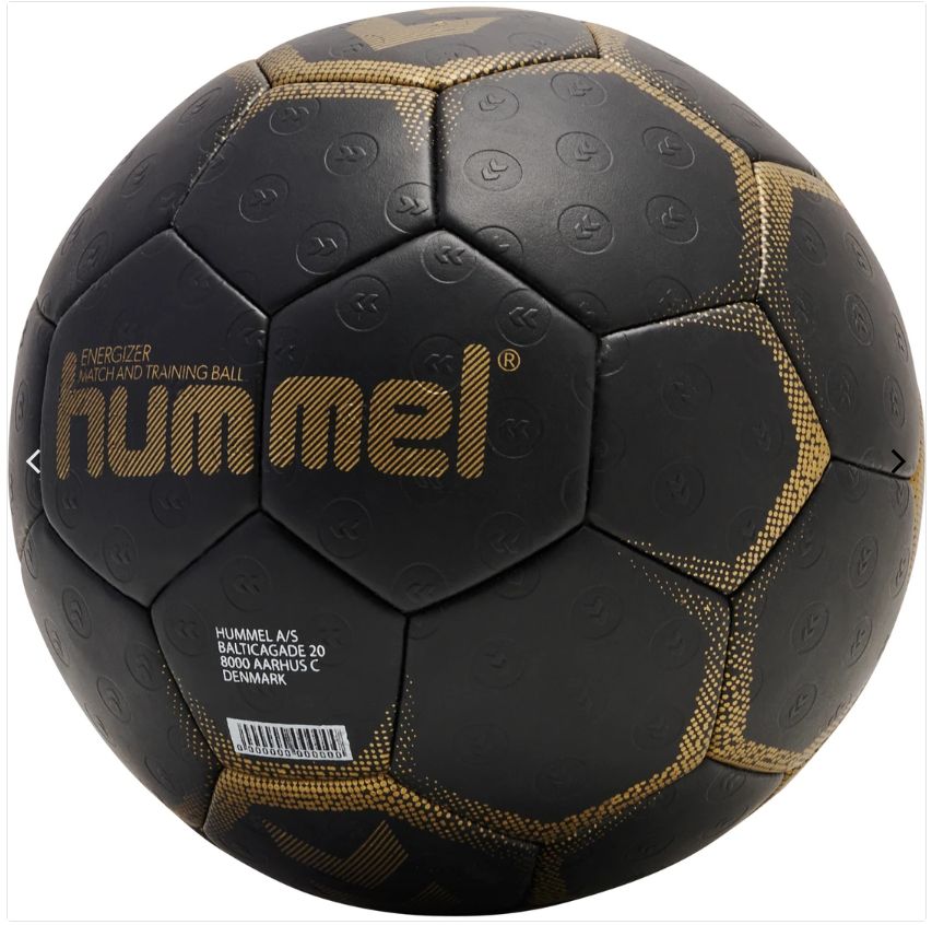 ハンドボール ヒュンメル Hummel １ ２ ３号球 Energizer ブラック＆ゴールド