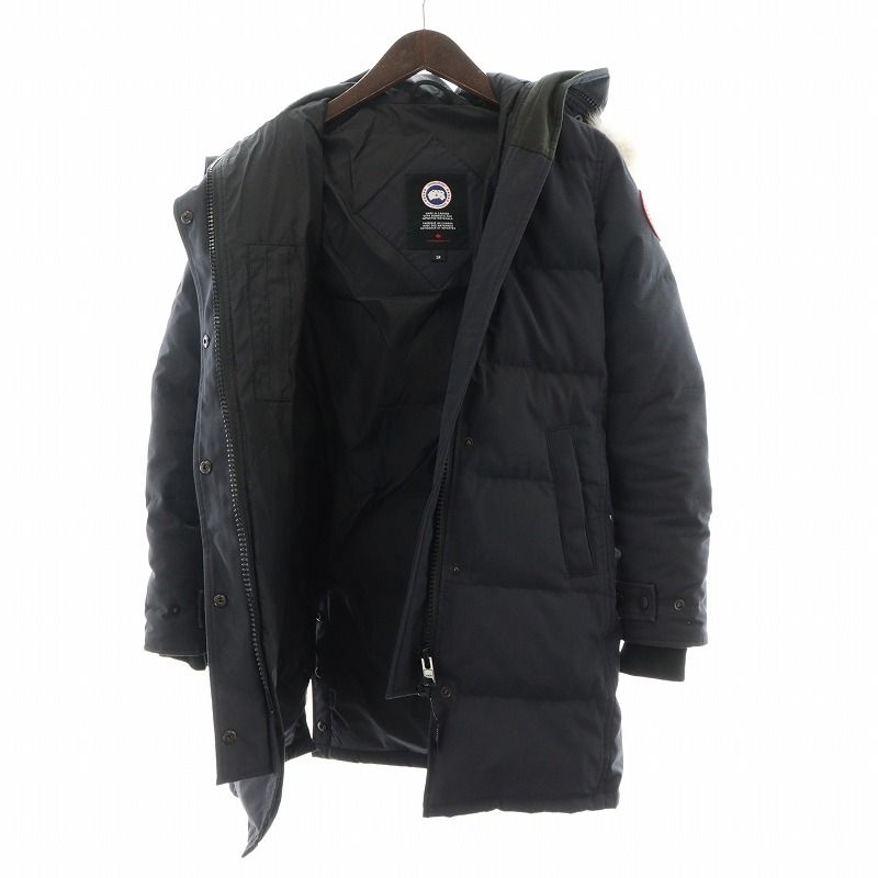 カナダグース CANADA GOOSE Mackenzie Parka Heritage マッケンジーパーカー ダウンコート ロング フード  コヨーテファー S 紺 ネイビー 2302JL /MW - メルカリ