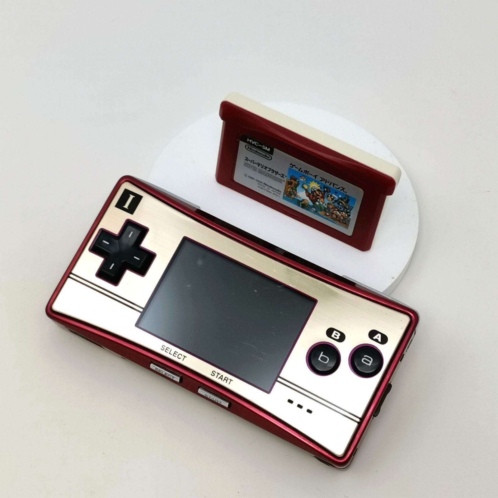 ゲームボーイミクロ 限定 ファミコンver ⭐︎ファイアレッド・マリパセット⭐︎ 美品】ゲームボーイミクロ《ファミコンカラー》限定モデル