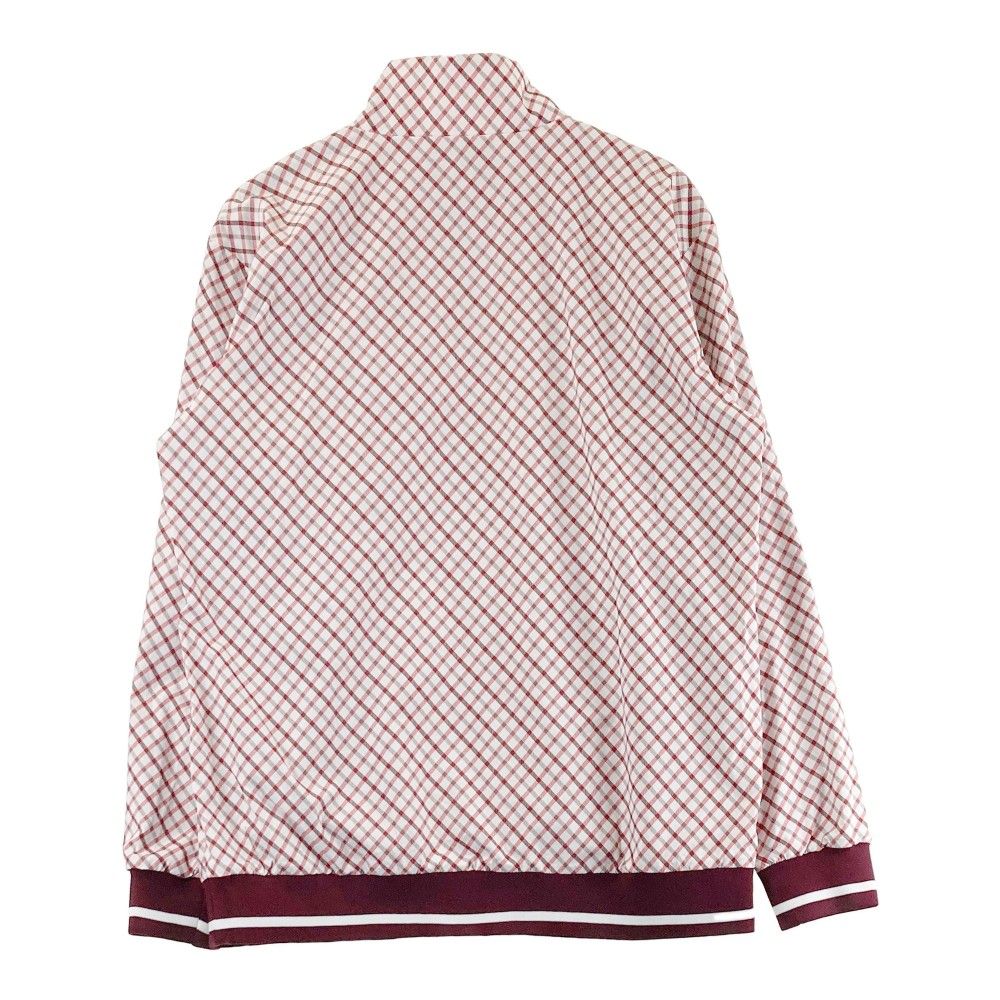 サイズ：LL PARADISO パラディーゾ  裏起毛 ジップジャケット チェック柄 グレー系 [240101555457] ゴルフウェア メンズ ストスト PARADISO パラディーゾ 裏起毛 ジップジャケット チェック柄 ネイビー