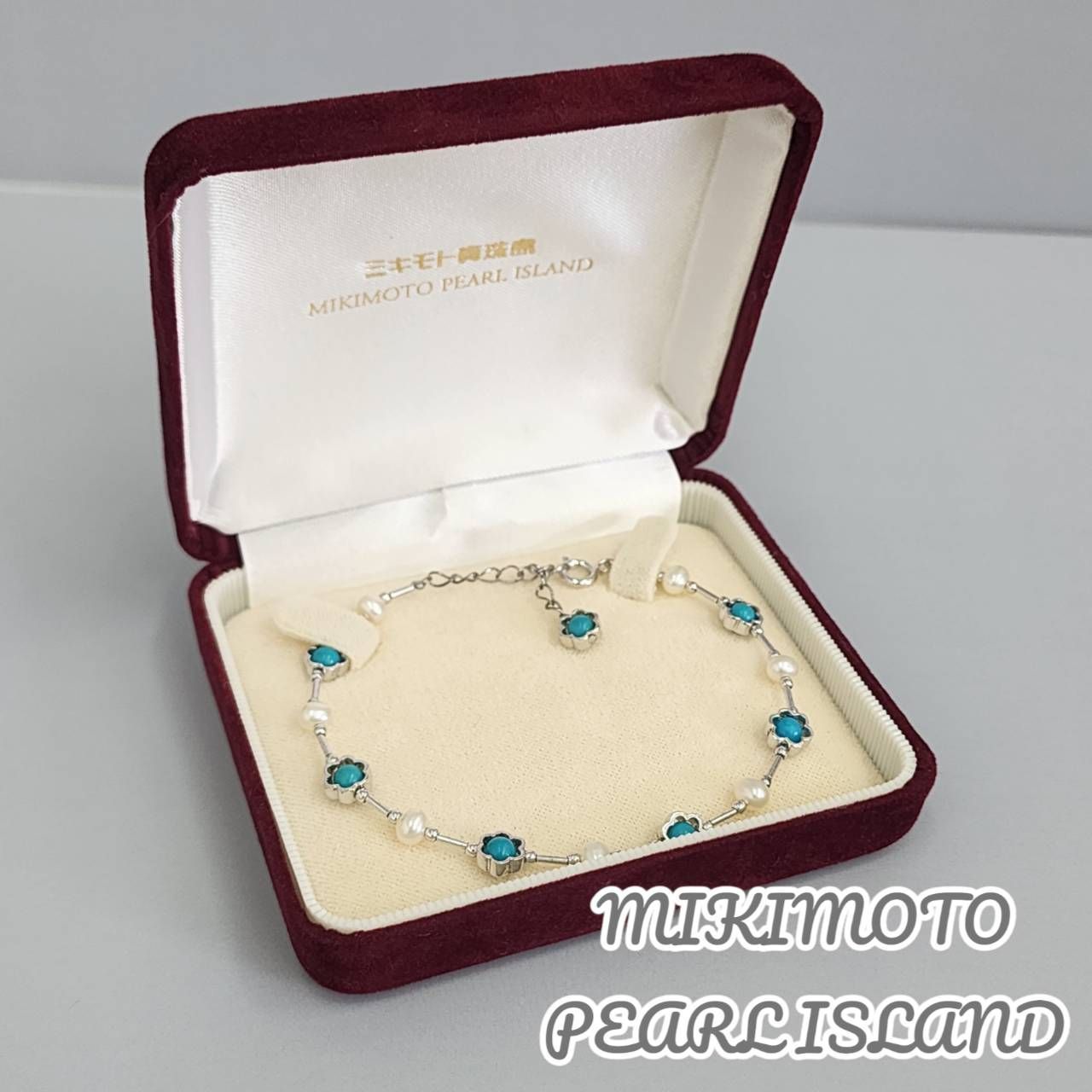 ミキモト 真珠島　ブレスレット MIKIMOTO - ミキモト真珠島□パール デザイン 真珠ブレスレット