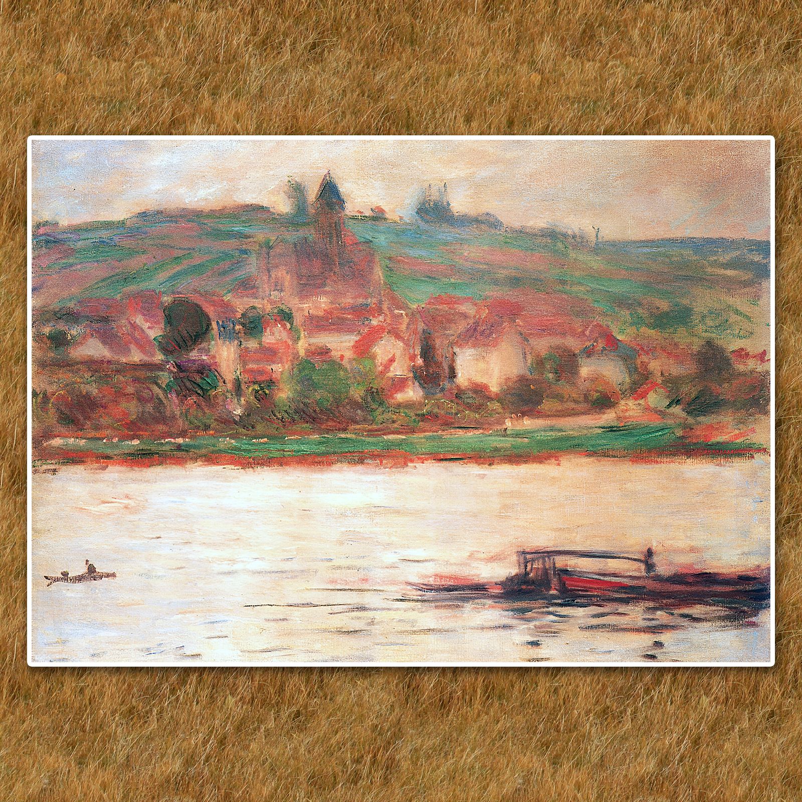 モネ『ヴェトゥイユの眺め〈01〉』複製画【額入り】 - メルカリ