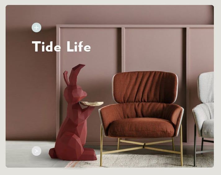 クリエイティブなウサギの収納トレイ