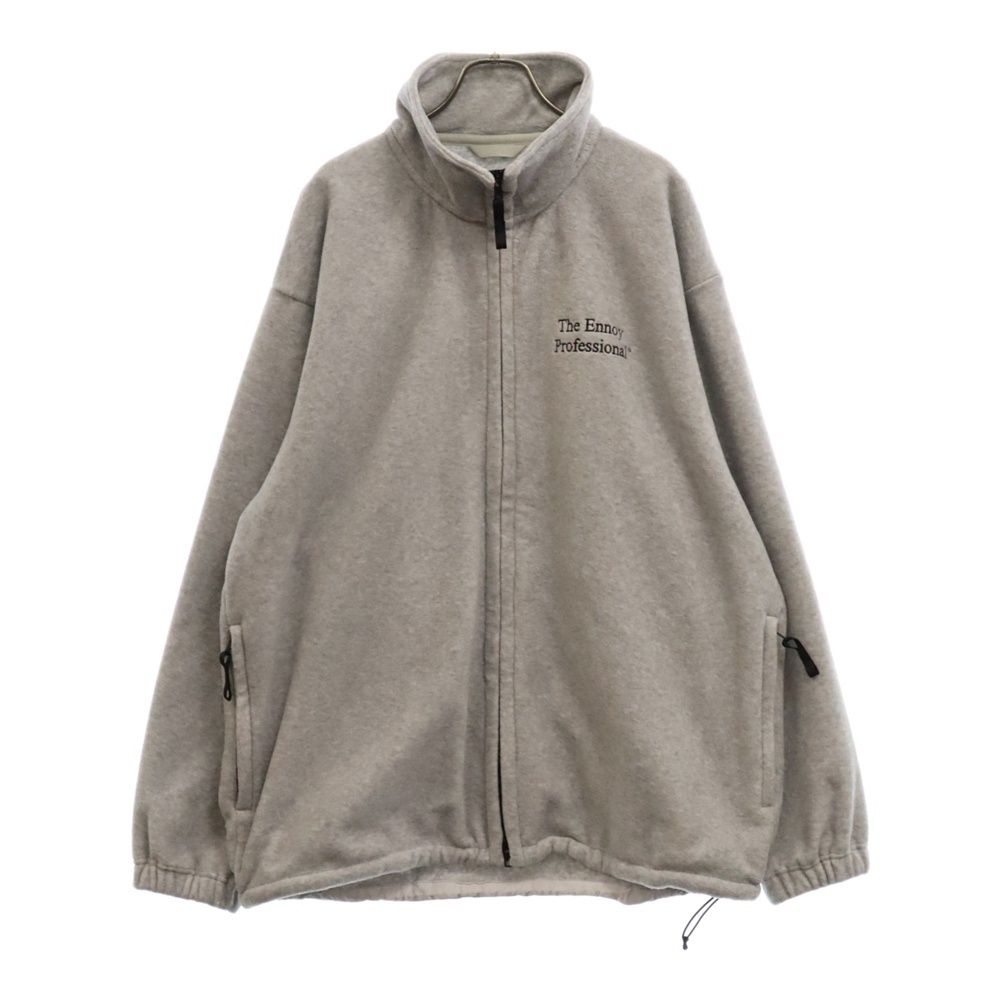 ENNOY (エンノイ) 23AW CITY FLEECE シティ フリース 刺繍ロゴ ジップ