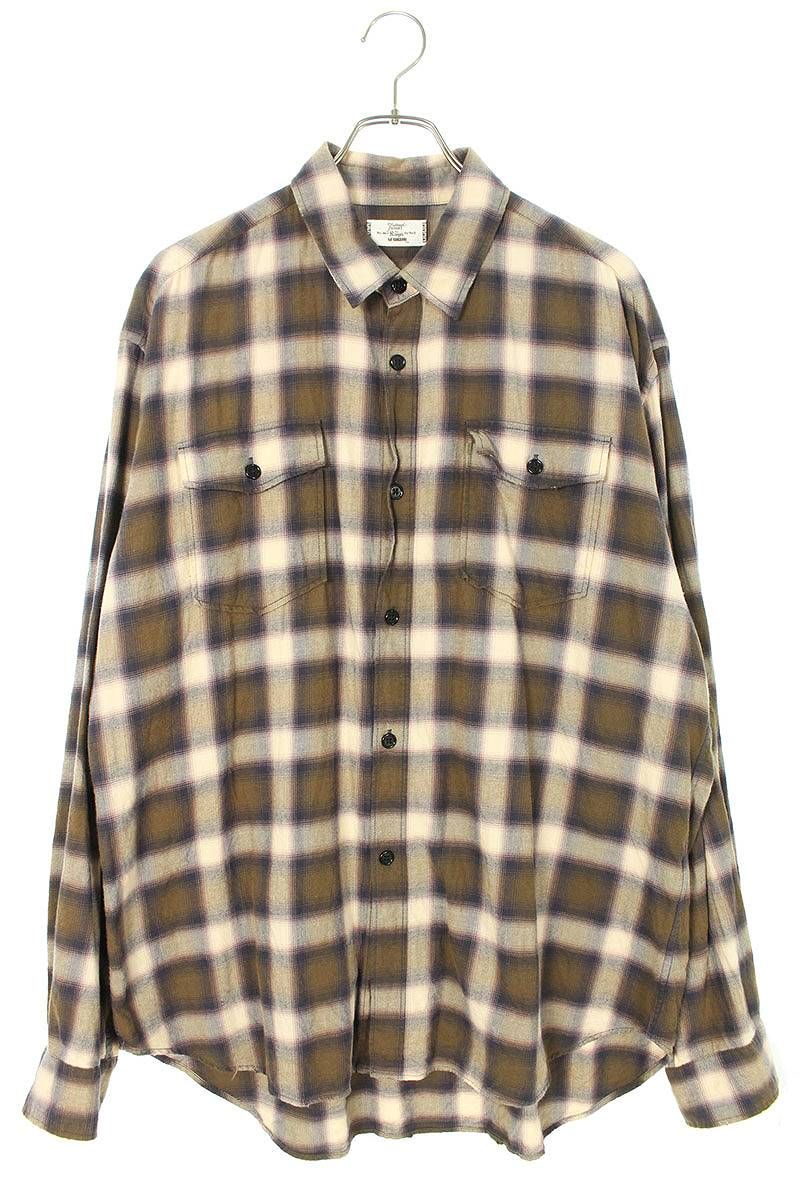 ラグスマックレガー Rags McGREGOR OMBRE CHECK BLEACH SHIRT