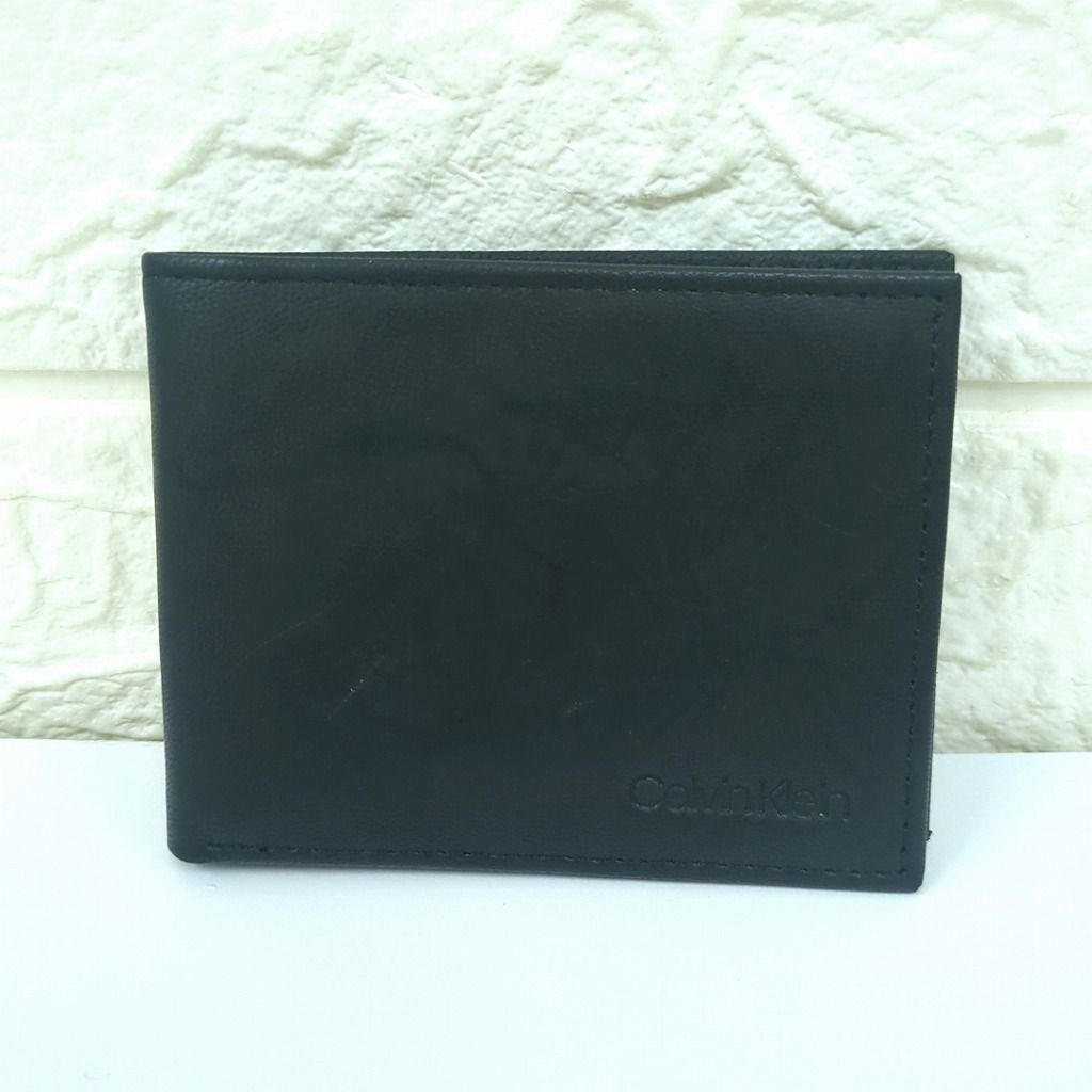 カルバンクライン コンパクト財布 LV04F1036G ブラック PUレザー 新品】カルバンクライン ジーンズ 二つ折り財布 コンパクト財布