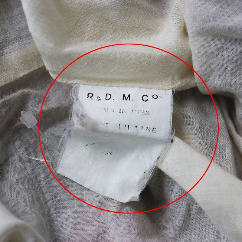 オールドマンズテーラー R&D.M.Co- ウールタータンチェック  