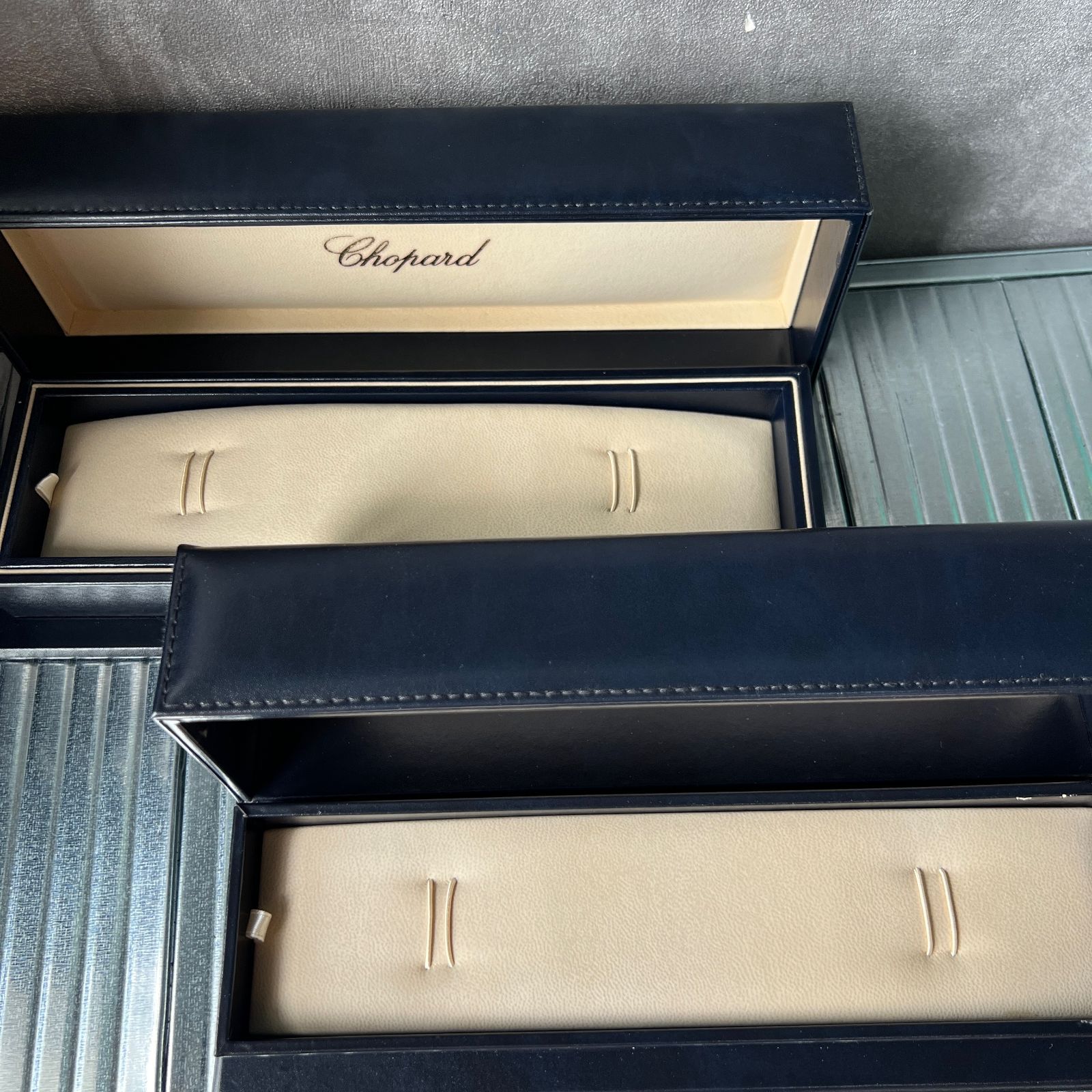 ショパール　時計　ケース　収納　chopard ショパール Chopard 空箱 時計ケース ほぼ未使用 2点セット