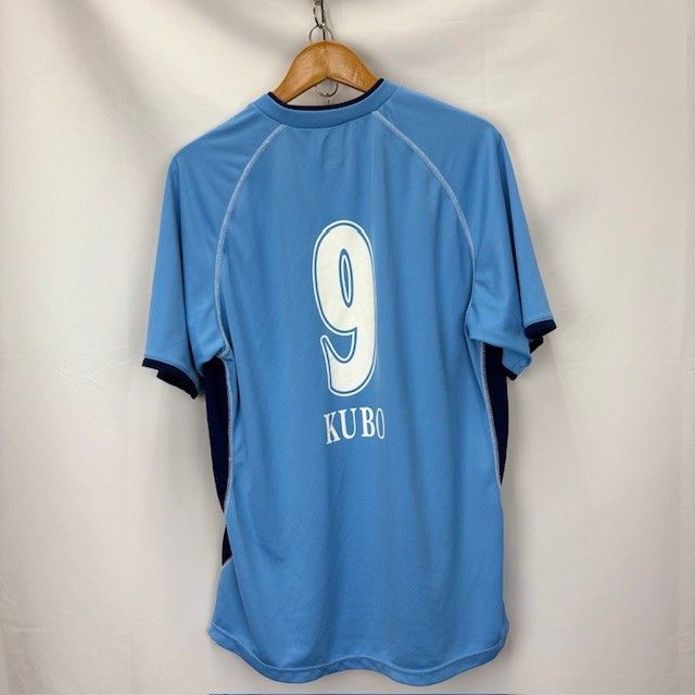 横浜FC久保竜彦★ユニフォーム★背番号9 KUBO YOKOHAMA FC 07年 KUBO 9 久保 竜彦元日本代表選手 サイズⅬ