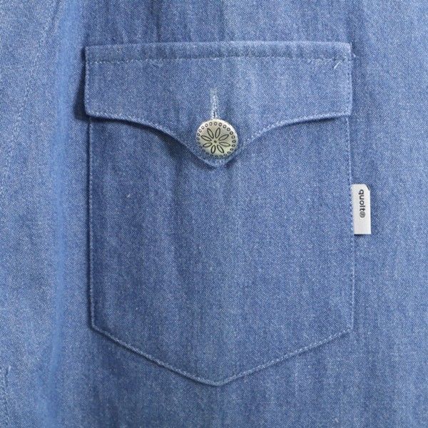 新品 クオルト DNM-WESTERN SHIRTS ウエスタン デニム シャツ