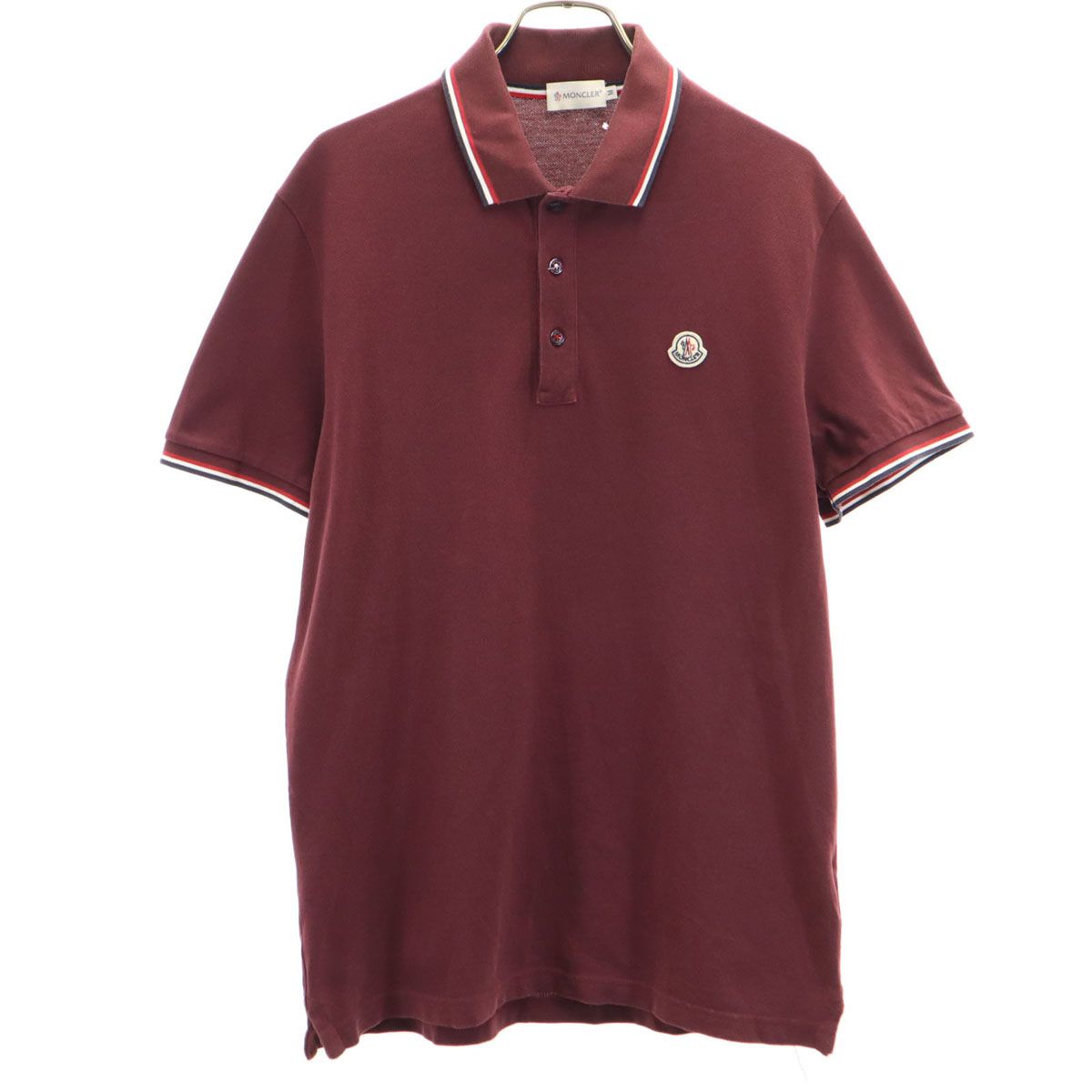 Moncler モンクレール　ポロシャツ　赤　レッド MONCLER（ポロシャツ）のフリマアイテム一覧