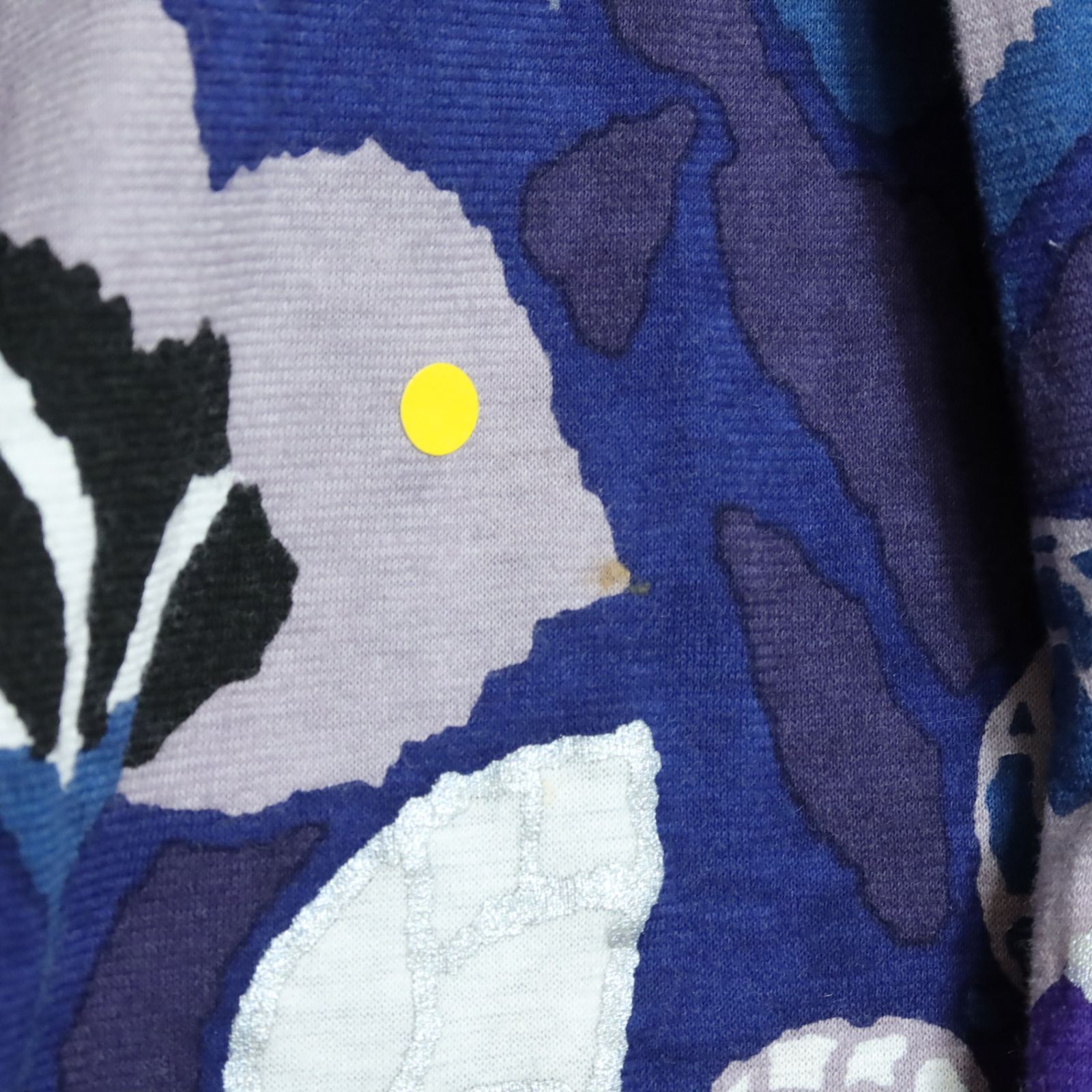 SOU・SOU ソウソウ☆おしゃれ長袖カットソー 花柄 ブルー系 z14593